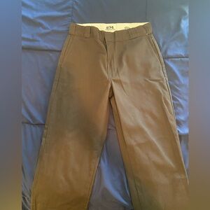 Brown Dickies Classic Straight Leg Pant